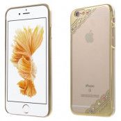 Kavaro Skal till iPhone 6 / 6S med Swarovski stenar - Guld