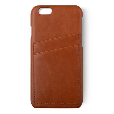 KEY PREMIUM CARD CASE PU IPHONE 6/6S BROWN