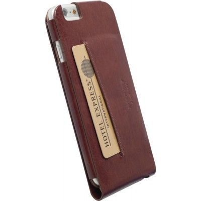 Krusell Kalmar WalletCase (iPhone 6/6S) - Brun