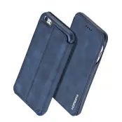 LC.IMEEKE Mobilskal till iPhone 6s/6 Retro Stil Äkta Läder - Blå
