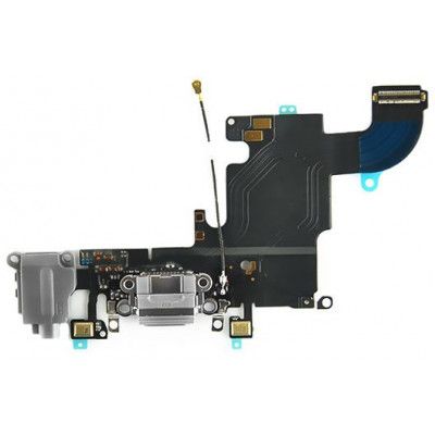 Lightningport med flexkabel (iPhone 6S) - Vit