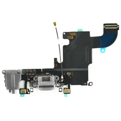 Lightningport med flexkabel (iPhone 6S) - Vit