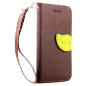 Litchi Leaf Plånboksfodral till Apple iPhone 6 / 6S  - Brun