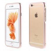 LJY Sword 6 Aluminium Bumper Skal till iPhone 6 / 6S - Rose Gold