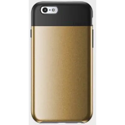 Lunatik Flak Case (iPhone 6/6S) - Svart/guld