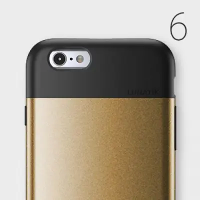Lunatik Flak Skal till Apple iPhone 6 / 6S - Gold