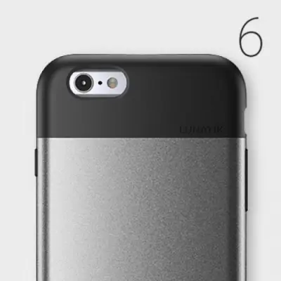 Lunatik Flak Skal till Apple iPhone 6 / 6S - Silver