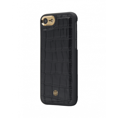 Marvêlle iPhone 6/7/8/SE 2020 Magnetiskt Skal - Svart Croco