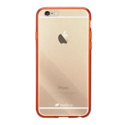 Melkco Polyultima Skal till iPhone 6/6S  - Röd/transparent