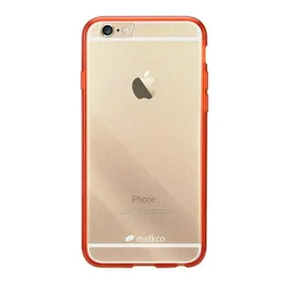 Melkco Polyultima Skal till iPhone 6/6S  - Röd/transparent