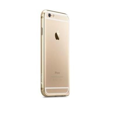 Melkco Q Arc Aluminium Bumper till iPhone 6/6S - Guld