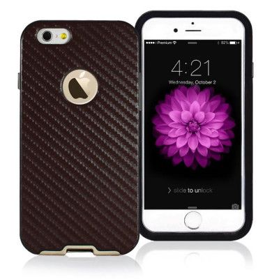 Mercury Bumper Skin Skal till Apple iPhone 6 / 6S - Brun