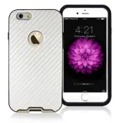 Mercury Bumper Skin Skal till Apple iPhone 6 / 6S - Vit
