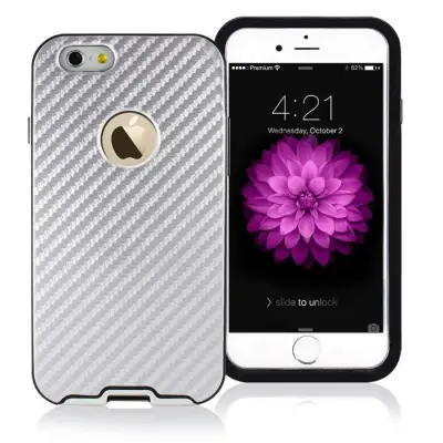 Mercury Bumper Skin Skal till Apple iPhone 6S Silver