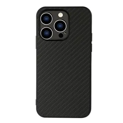 Trolsk Thin Carbon Fiber Case (iPhone 15 Pro Max) - Blå