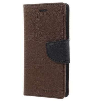 Mercury Fancy Diary Plånboksfodral till Apple iPhone 6 / 6S (Brun)