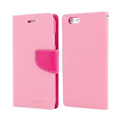 Mercury Fancy Diary Plånboksfodral till Apple iPhone 6 / 6S (Rosa)