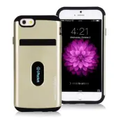 Mercury iPocket Premium skal med kortplats till Apple iPhone 6 / 6S - Gold