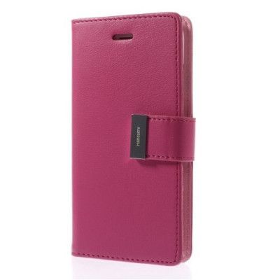 Mercury Rich Diary Plånboksfodral till Apple iPhone 6 / 6S (Magenta)