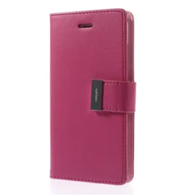 Mercury Rich Diary Plånboksfodral till Apple iPhone 6 / 6S (Magenta)