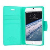 Mercury Sonata Diary Plånboksfodral till Apple iPhone 6 / 6S (Turkos)