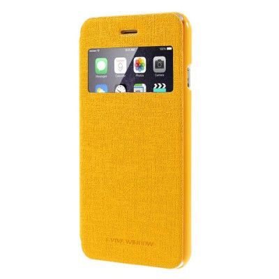 Mercury Viva Window Plånboksfodral till Apple iPhone 6 / 6S - Gul