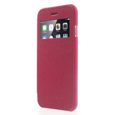 Mercury Wow Bumper Plånboksfodral till Apple iPhone 6 / 6S - Magenta