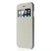 Mercury Wow Bumper Plånboksfodral till Apple iPhone 6 / 6S - Vit