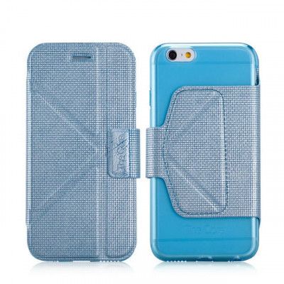 MOMAX Core Origami MobilFodral till Apple iPhone 6 / 6S - LjusBlå