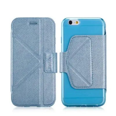 MOMAX Core Origami MobilFodral till Apple iPhone 6 / 6S - LjusBlå