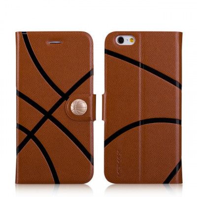 Momax Sport Plånboksfodral till Apple iPhone 6 / 6S  - Basketball
