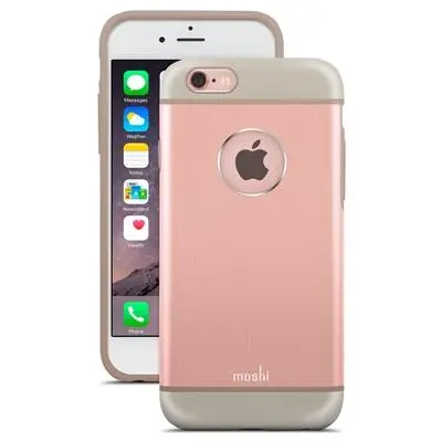 Moshi iGlaze Armour till iPhone 6 / 6S - Golden Rose