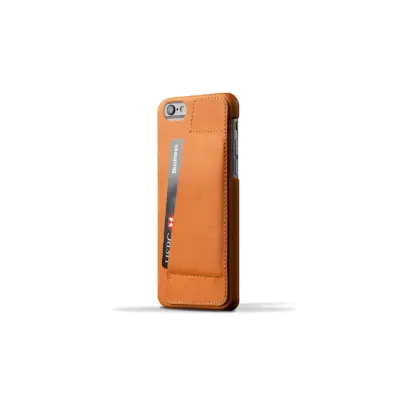 Mujjo Leather Wallet Case 80º (iPhone 6) - Brun