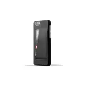 Mujjo Leather Wallet Case 80º (iPhone 6/6S) - Svart