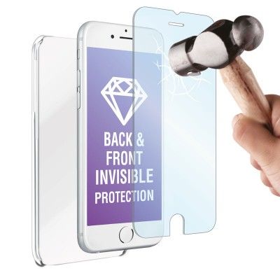 Muvit CrystalCase + Glas displayskydd till iPhone 6/6S/7