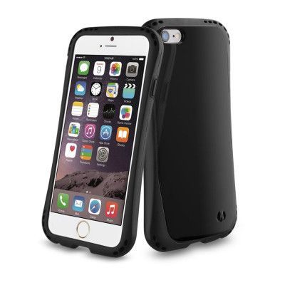 Muvit ShockProof Cover till iPhone 6 / 6S - Svart