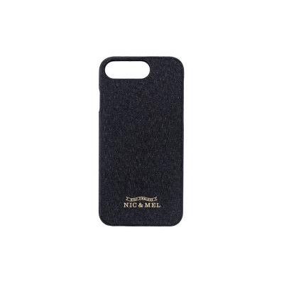 NIC & MEL NYLON COVERED MAGNETIC HARD CASE IPHONE 6/7/8 PLUS BLACK