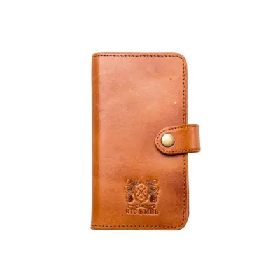 Nic&Mel Andrew bookcase till iPhone 6 / 6S - Cognac