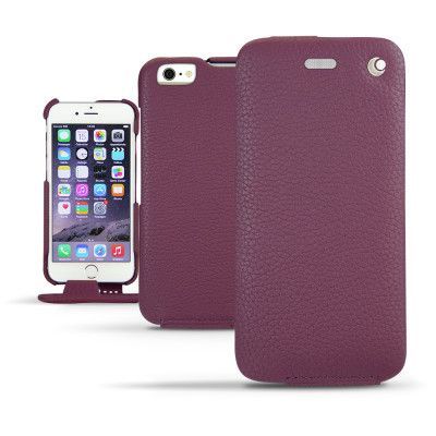 Noreve Flipfodral av äkta läder till iPhone 6 / 6S - Vinröd