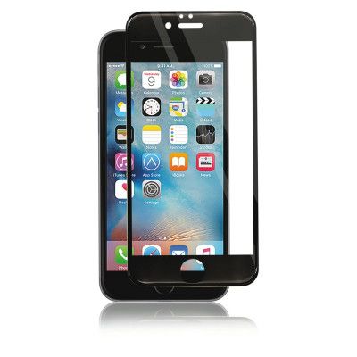 Panzer F-F Curved Silicate Glass Screenprotector iPhone 6S/6 - Svart
