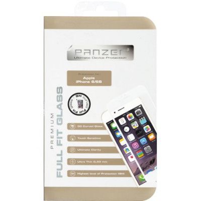 Panzer F-F Curved Tempered Glass Screenprotector iPhone 6/6S - V