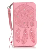 Plånboksfodral iPhone 6/6S - Rosa Drömfångare