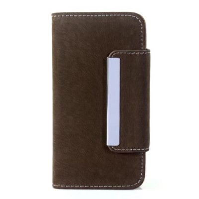 Plånboksfodral med avtagbart skal till Apple iPhone 6 (Brun)