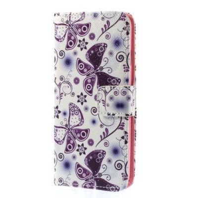 Plånboksfodral till Apple iPhone 6 / 6S  (Flying Butterflies)