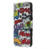 Plånboksfodral till Apple iPhone 6 / 6S (Graffiti Haha)