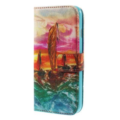 Plånboksfodral till Apple iPhone 6 / 6S  - Sailing Boat