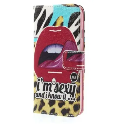 Plånboksfodral till Apple iPhone 6 / 6S (Sexy lip)