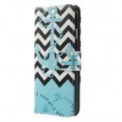 Plånboksfodral till Apple iPhone 6 / 6S (Stripes &amp; Anchor)