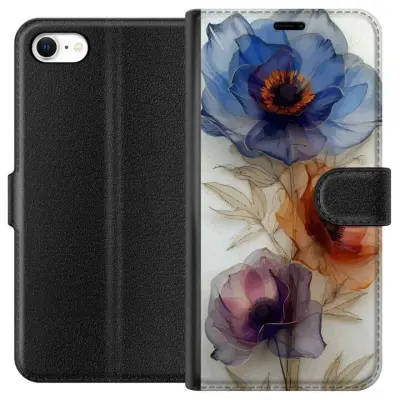 Plånboksfodral till Apple iPhone 6 med Silkesblommor