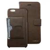 Prodigee Wallegee Wallet till Apple iPhone 6 (S) - Brun